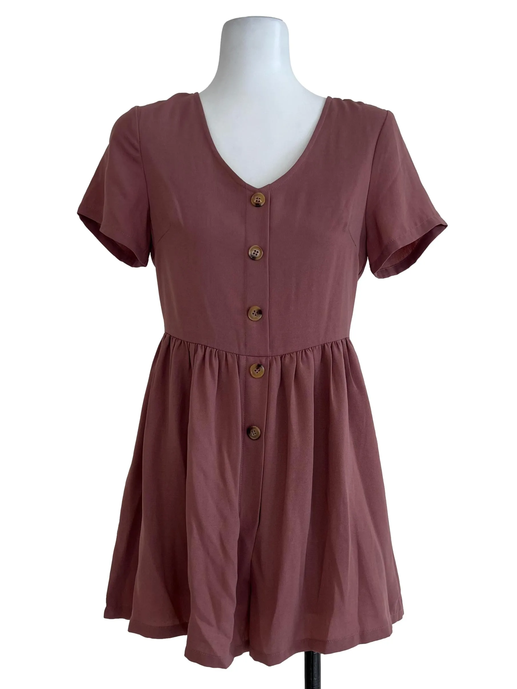 Rosewood Buttoned Romper