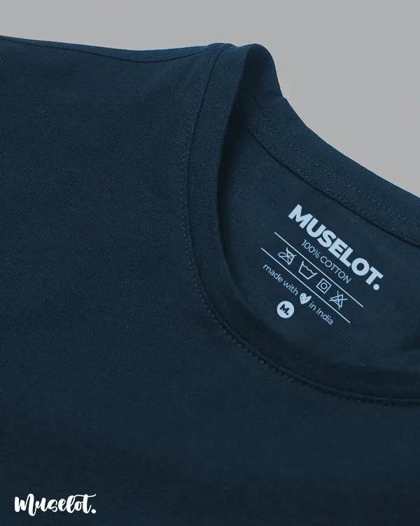 Round is a shape printed t shirts
