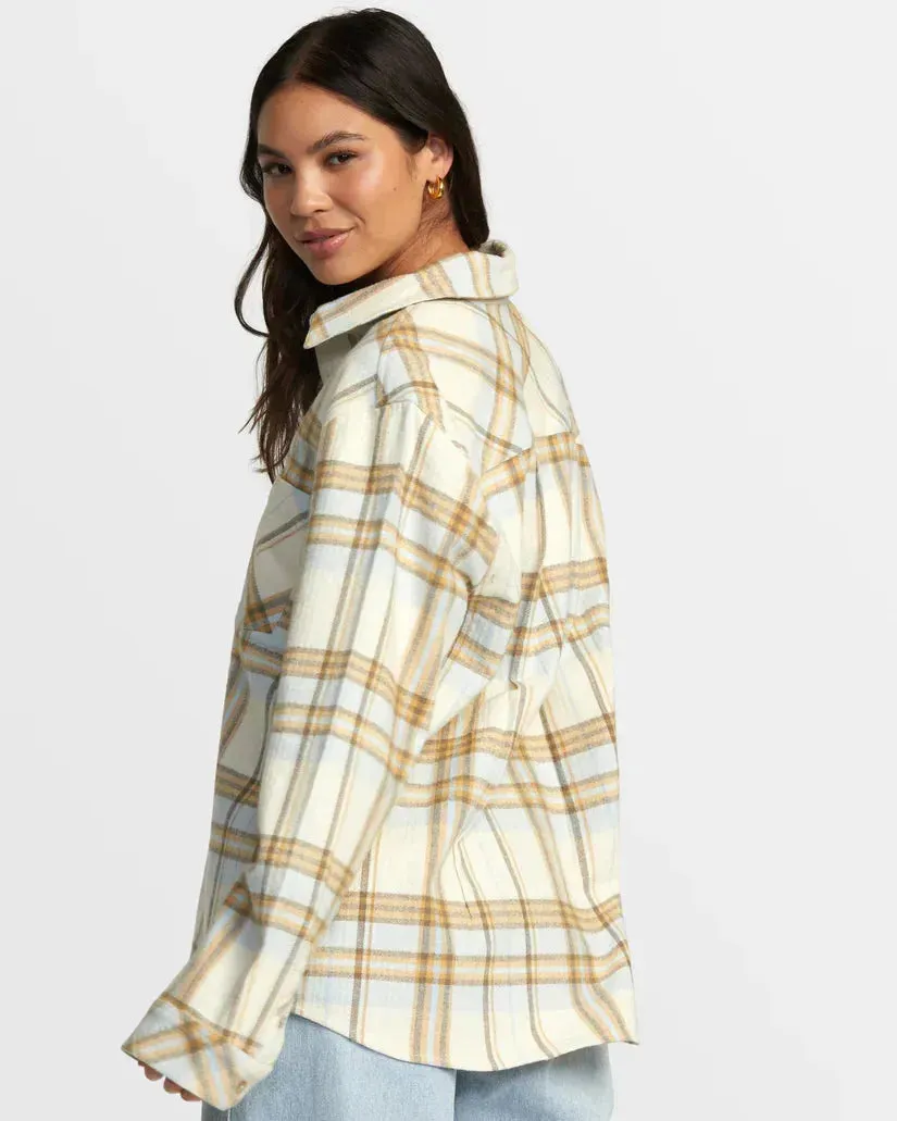 RVCA Women's Breeze Flannel Long Sleeve