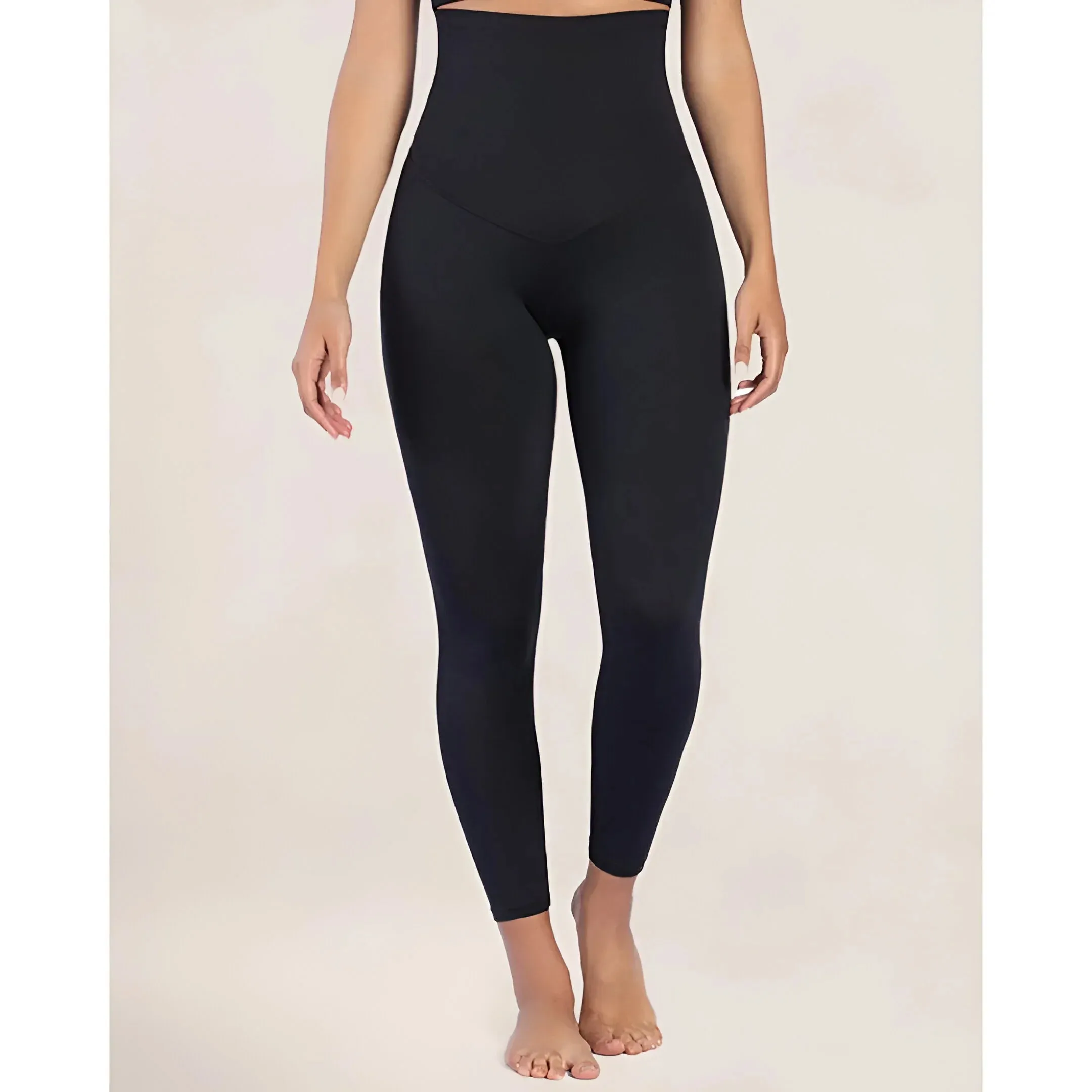 Sculpting High-Rise Black Leggings for Ultimate Comfort™