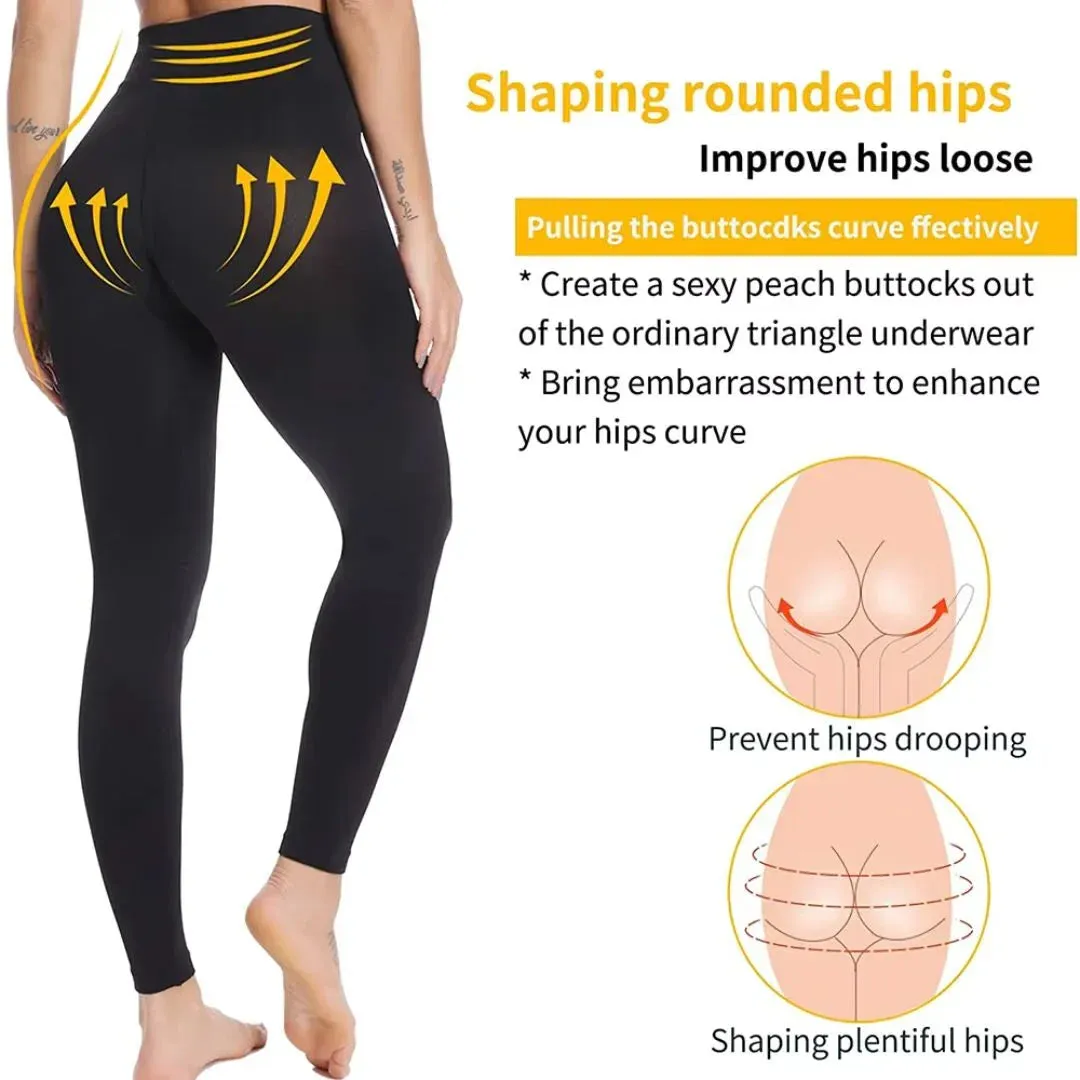 Sculpting High-Rise Black Leggings for Ultimate Comfort™