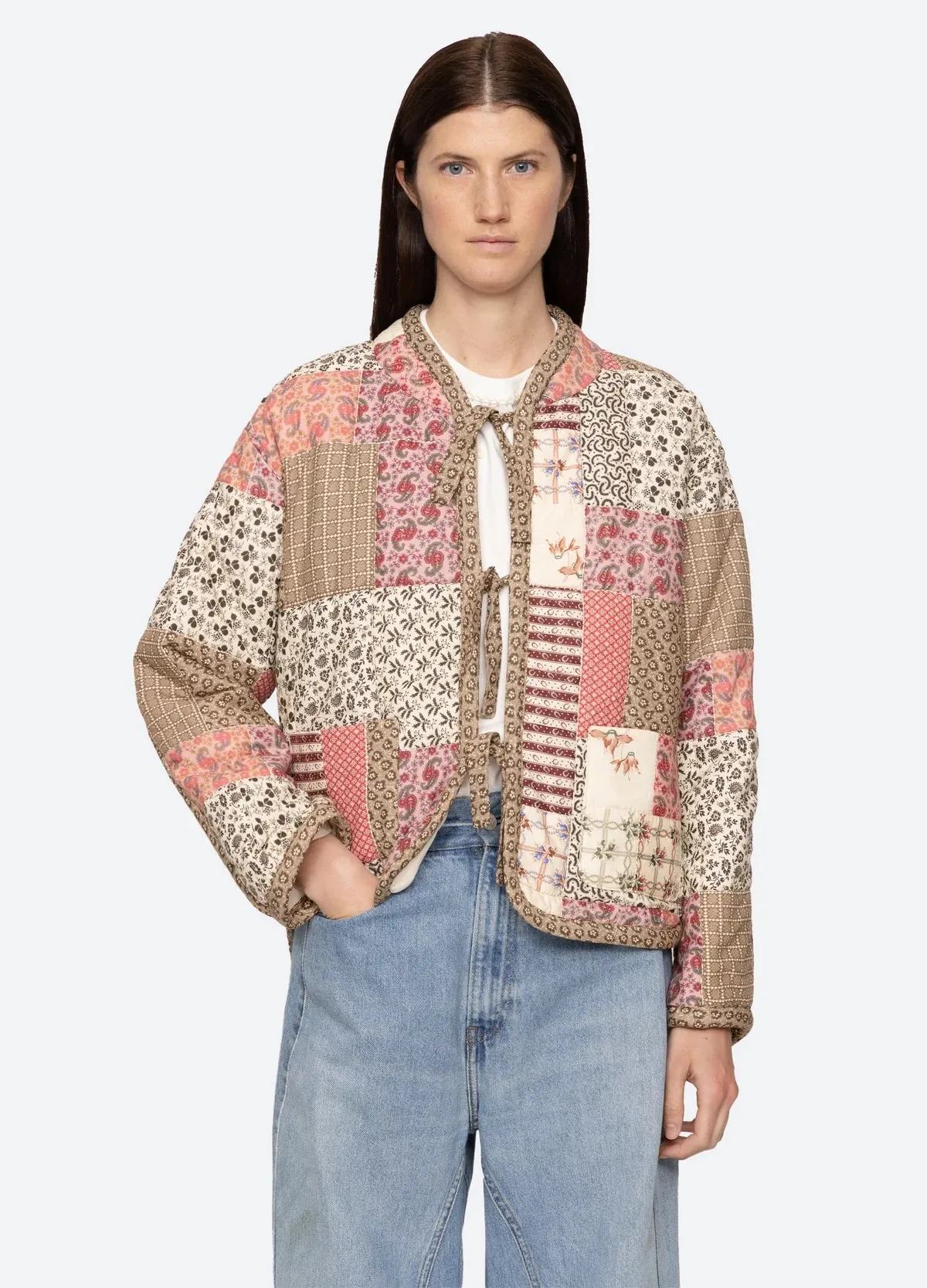 Sea Presley Quilted Patchwork Jacket