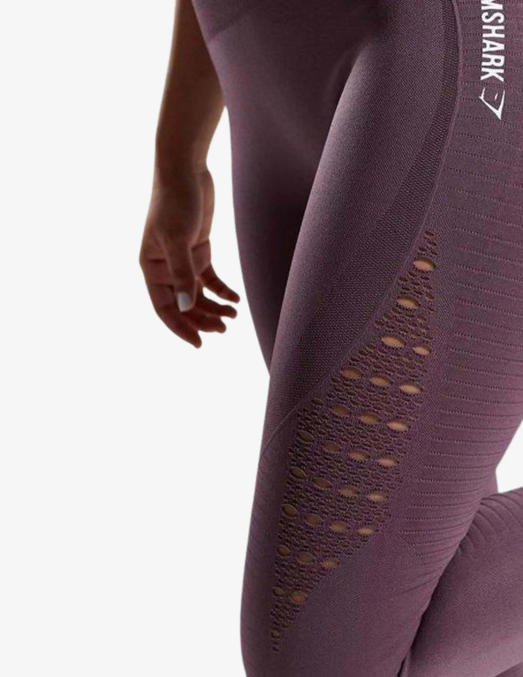 Seamless Energy High Waisted Leggings Purple Wash