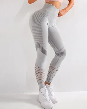 Seamless Mesh High Waisted Leggings