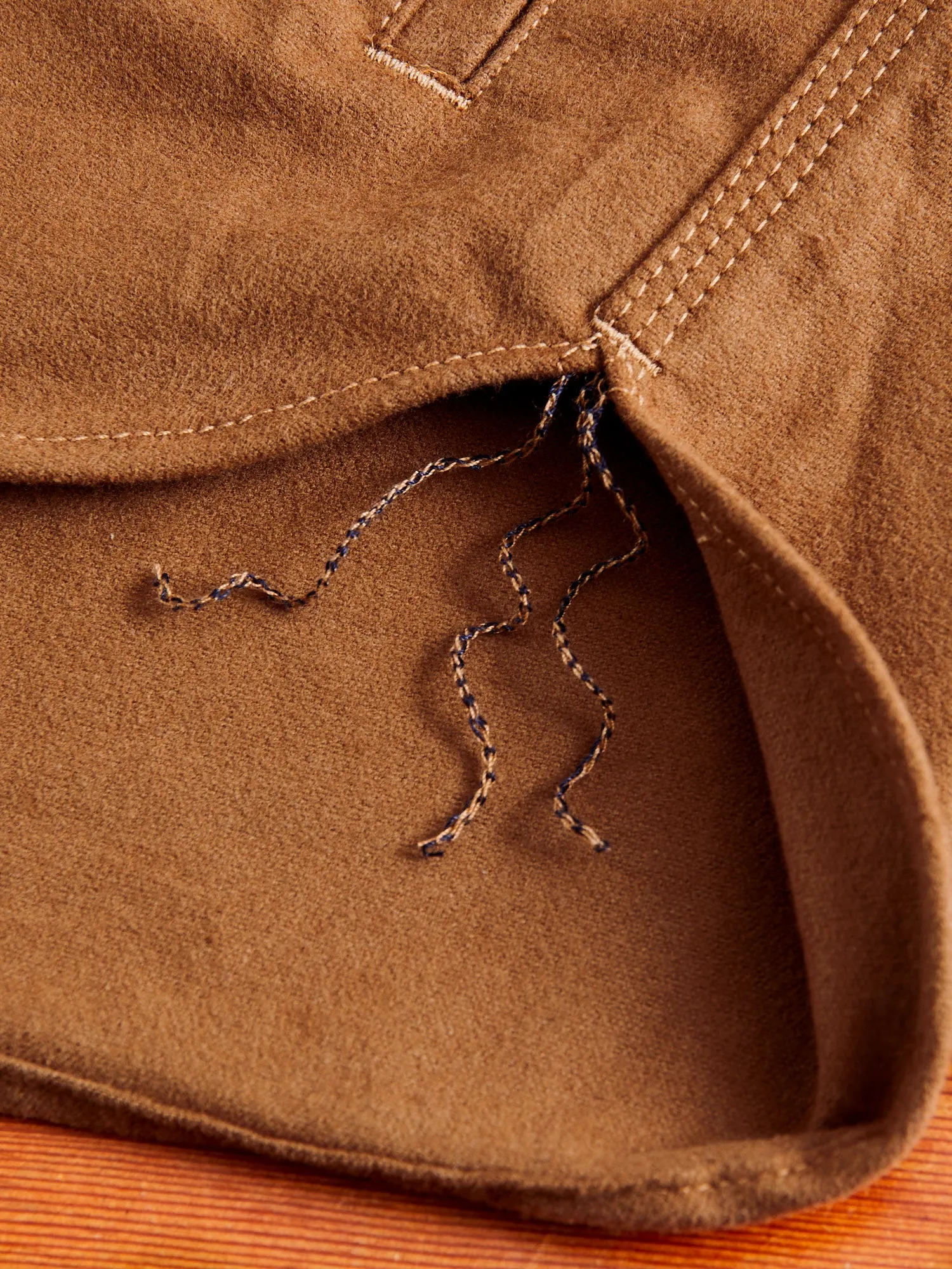 Service Shirt in Copper Flannel