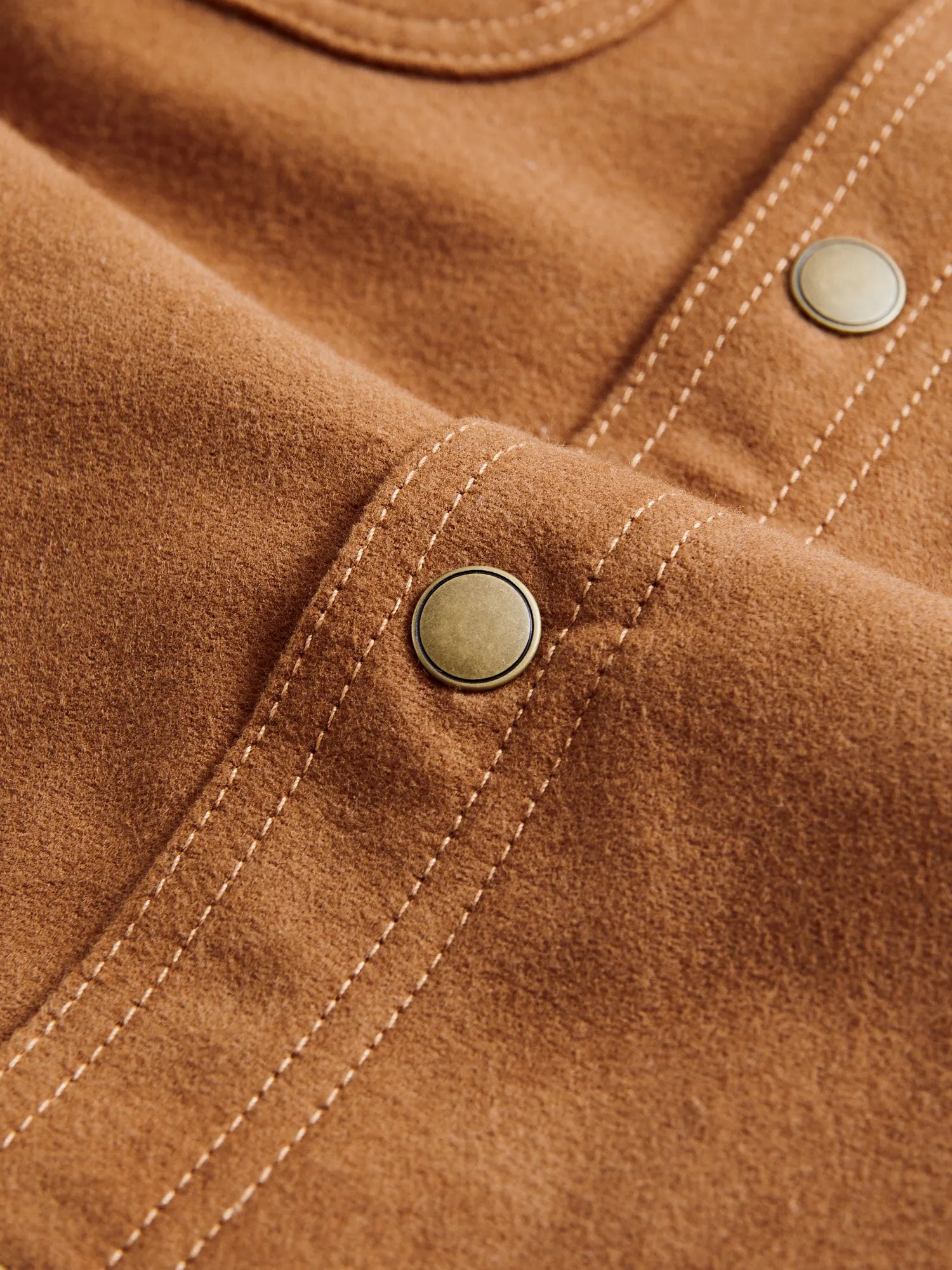 Service Shirt in Copper Flannel