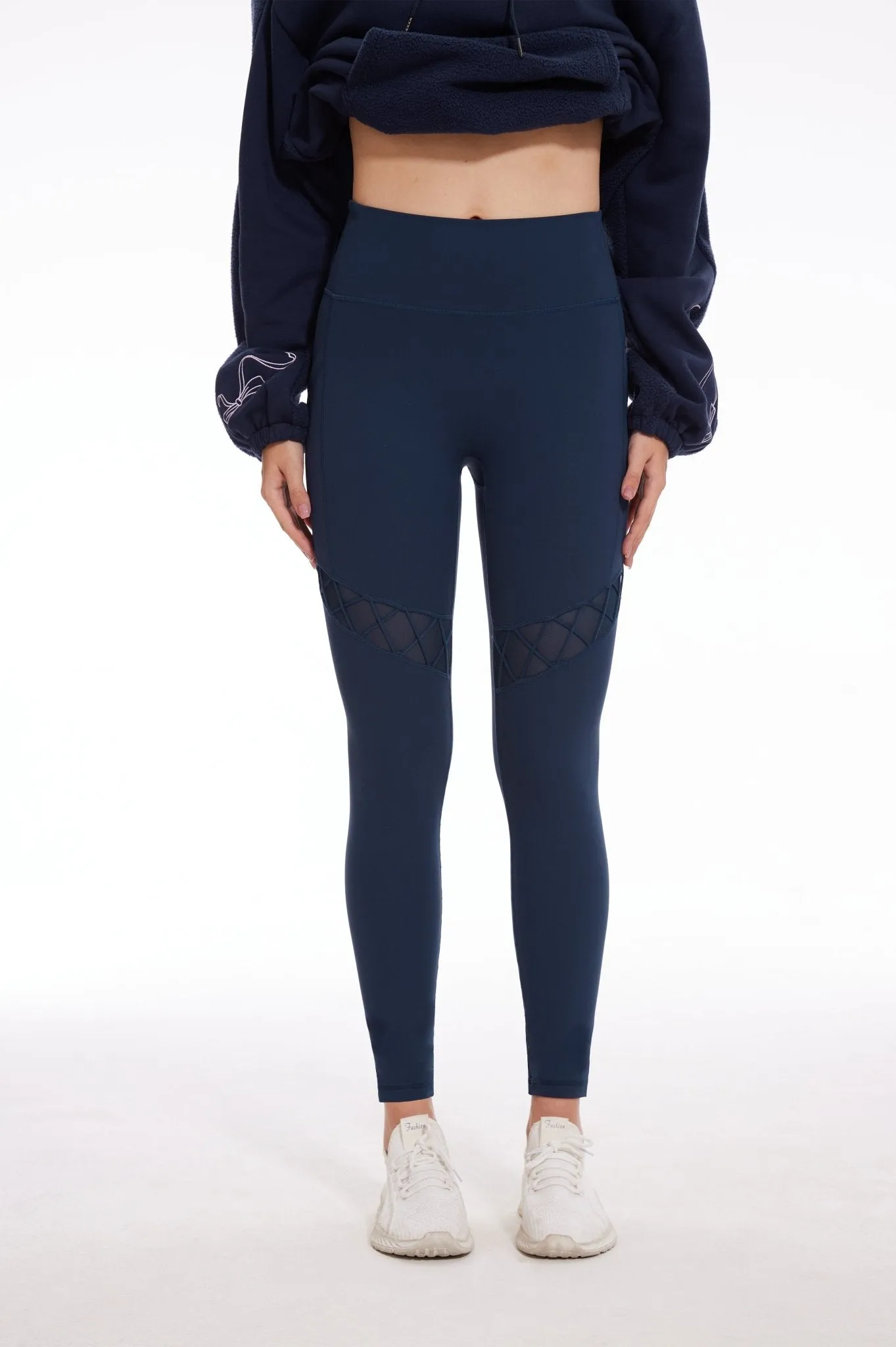 Shadowline Mesh Sculpt Leggings with Pockets
