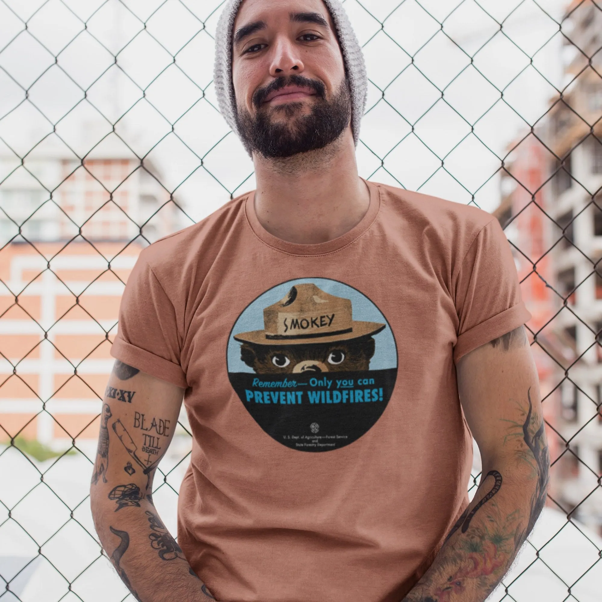 Smokey Bear Badge Men's Tee