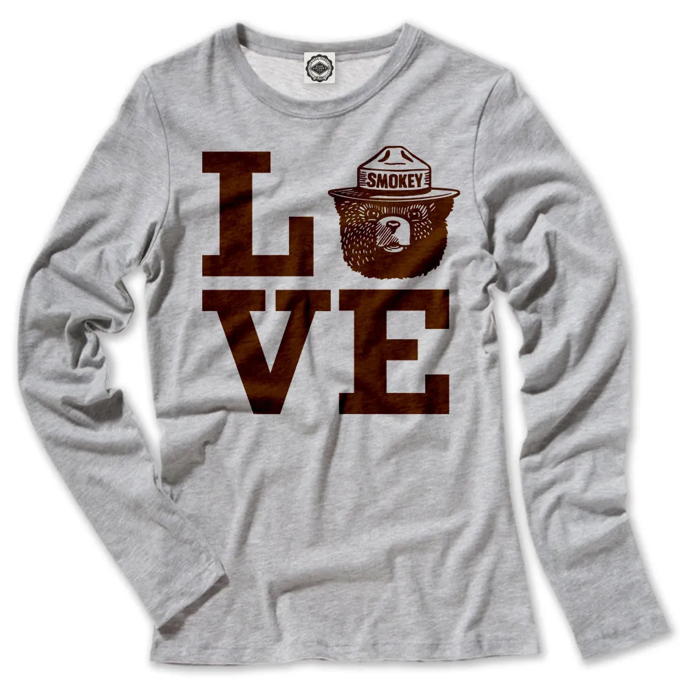 Smokey Bear Love Toddler Long Sleeve Tee