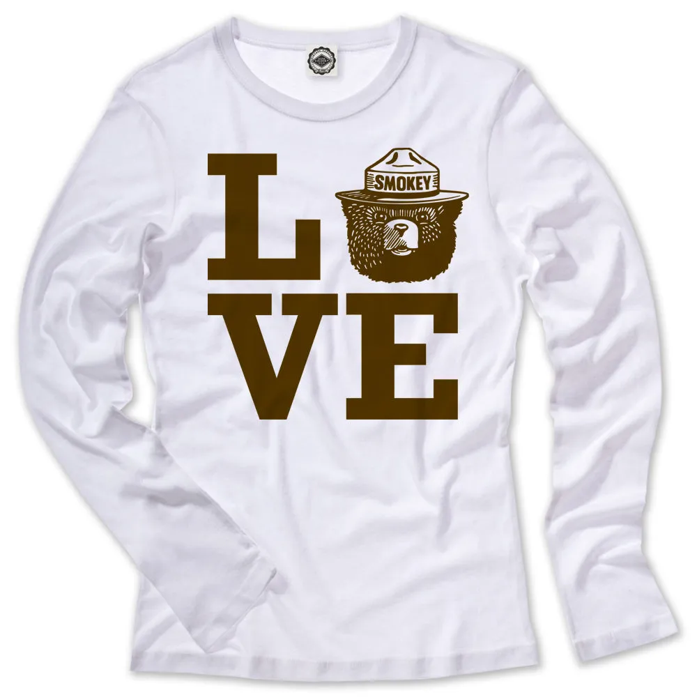 Smokey Bear Love Toddler Long Sleeve Tee
