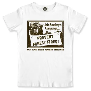 Smokey Bear "Join Smokey's Campaign" Kid's Tee
