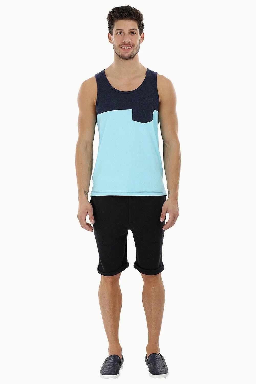 Solid Rolled Up Hem Shorts
