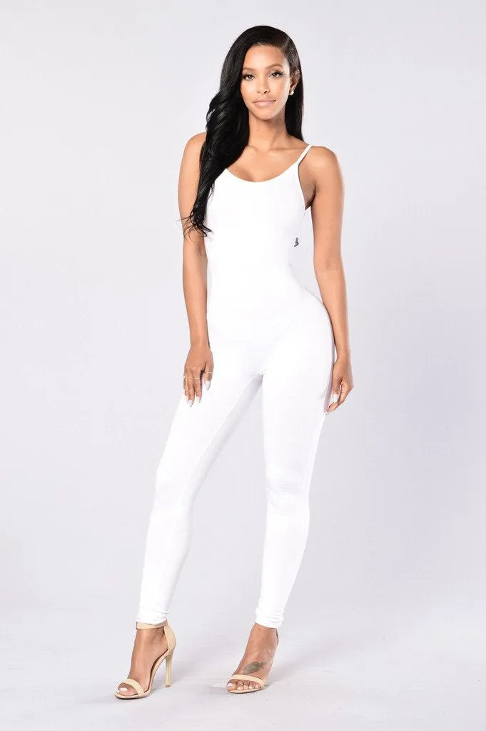 Solid Strap Backless Bodycon Bandage Long Pants Basic Jumpsuit Women Rompers One Piece Bodysuits For Women