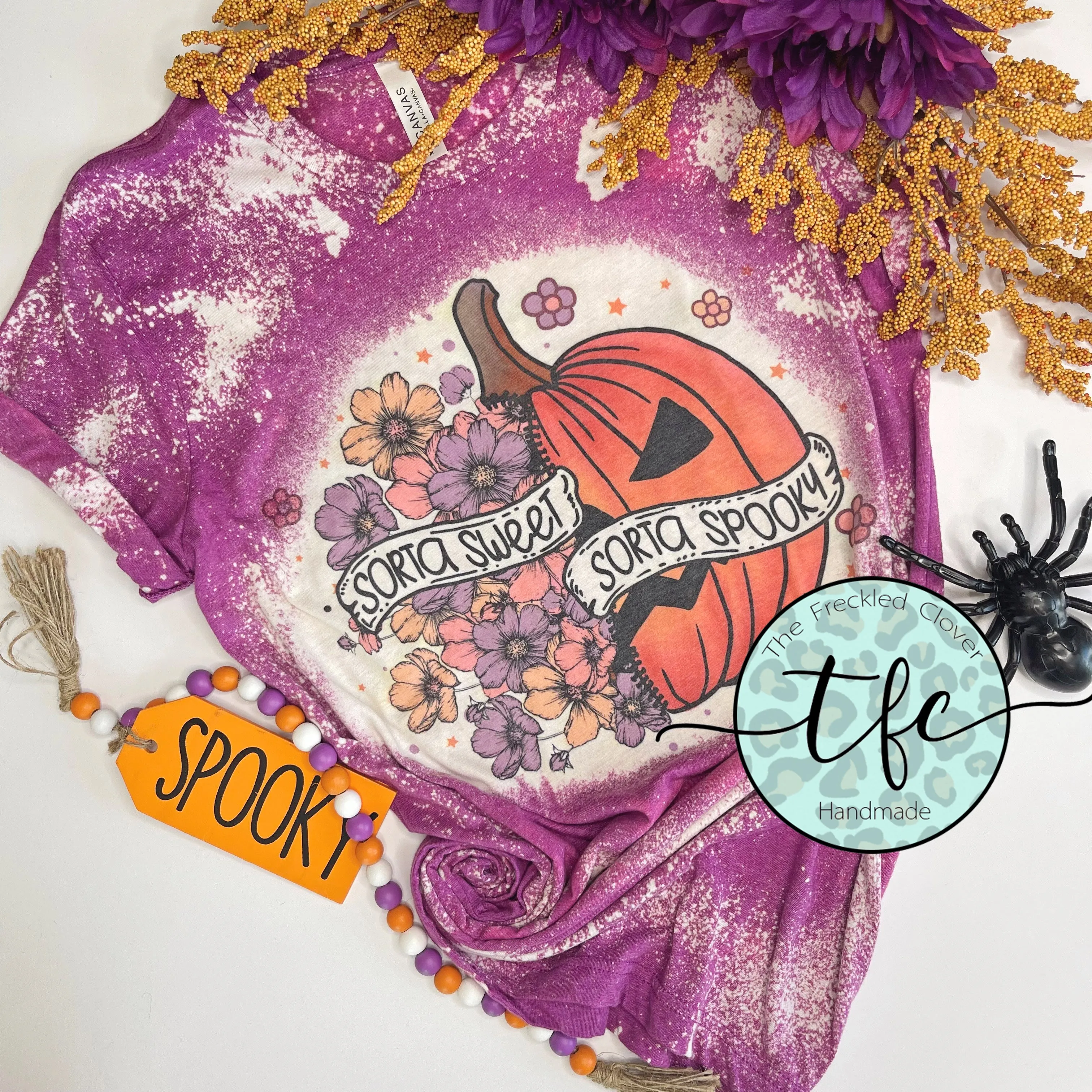 {Sorta Sweet, Sorta Spooky} distressed tee