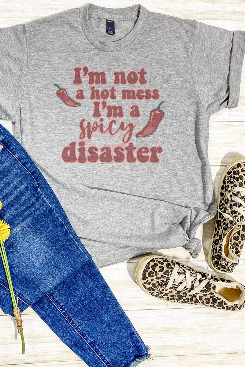 Spicy Disaster Unisex Poly-Rich Blend Tee