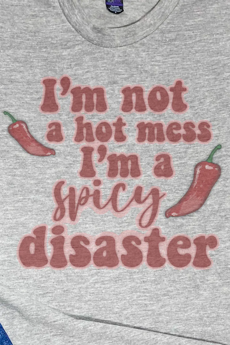 Spicy Disaster Unisex Poly-Rich Blend Tee