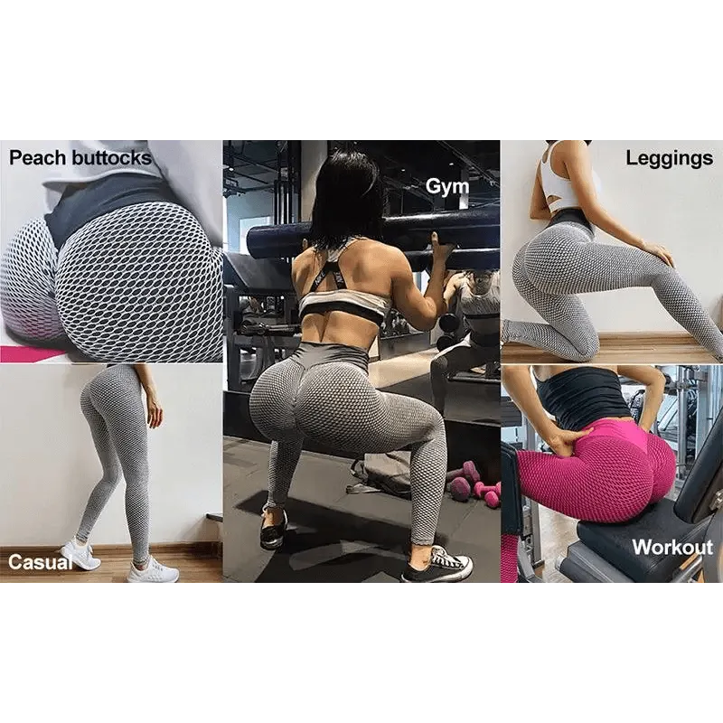Sport Women Fitness Tight High Waist Push Up Breathable Leggings Fitness Gym Yoga Girls Pants For Sports