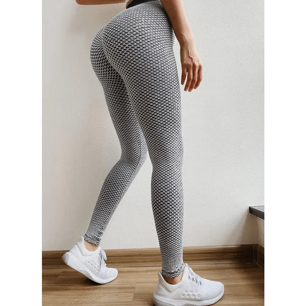 Sport Women Fitness Tight High Waist Push Up Breathable Leggings Fitness Gym Yoga Girls Pants For Sports