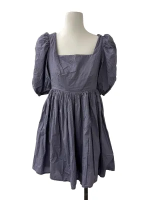 Spruce Blue Backless Romper YHF