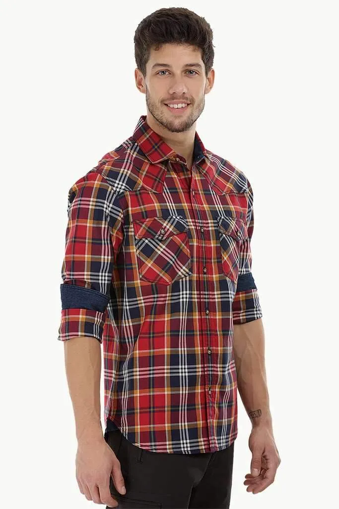 Statement Checks Cotton Shirt