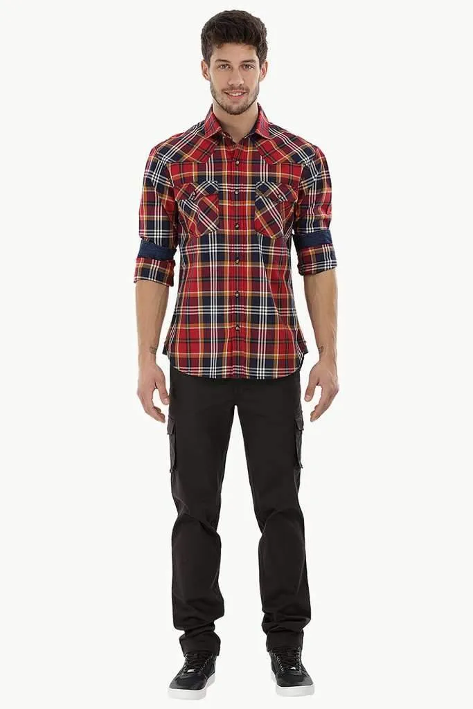 Statement Checks Cotton Shirt