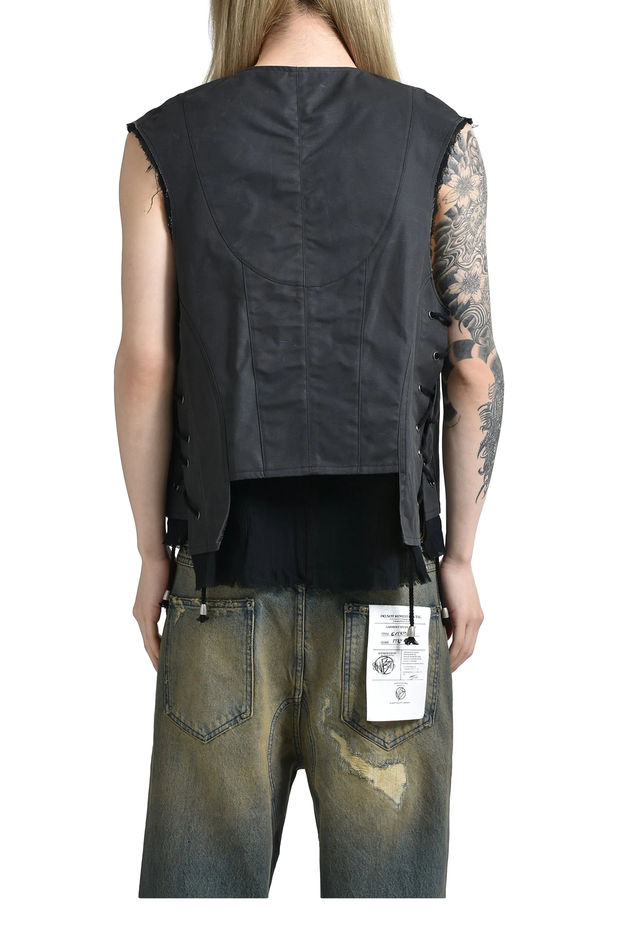 STEAMCRAFT PATCHWORK VEST / GRY