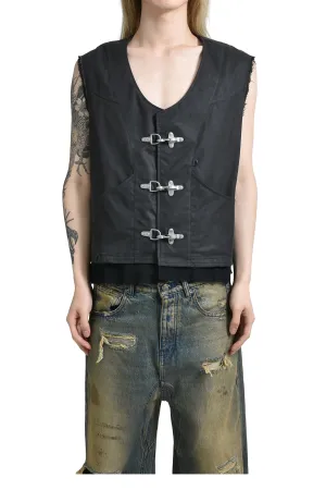 STEAMCRAFT PATCHWORK VEST / GRY