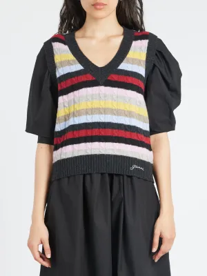 Stripe Vest