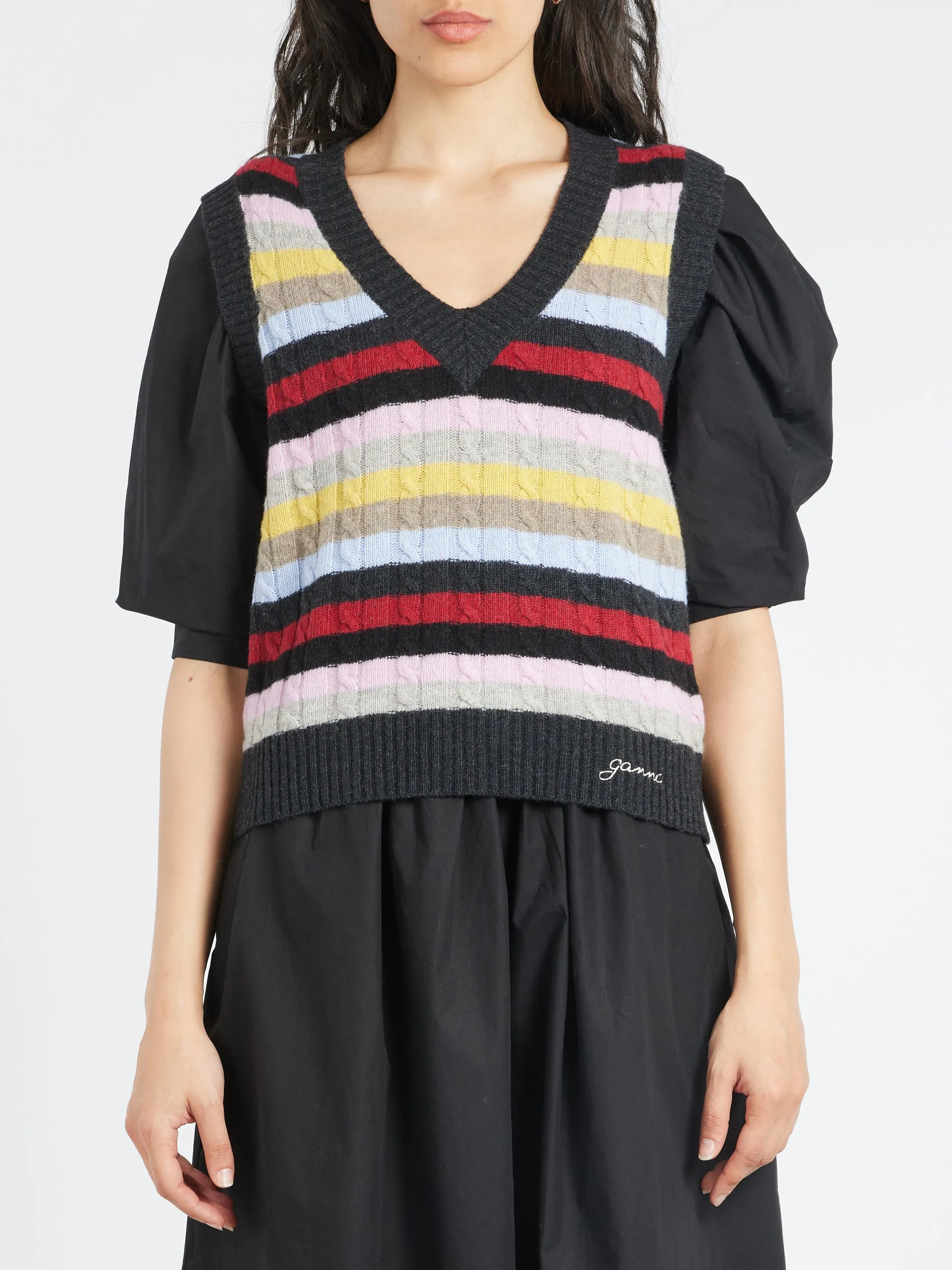 Stripe Vest