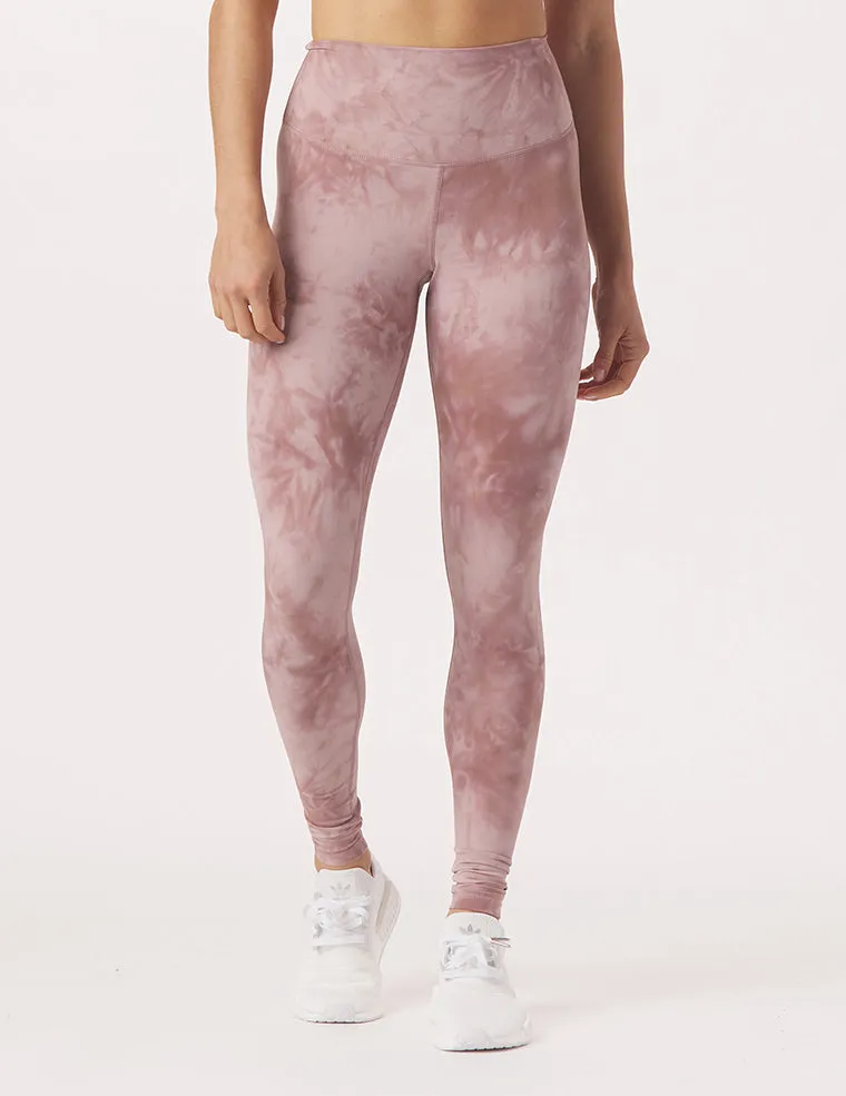 Sultry Legging Print: Lavender Bark Tie-Dye