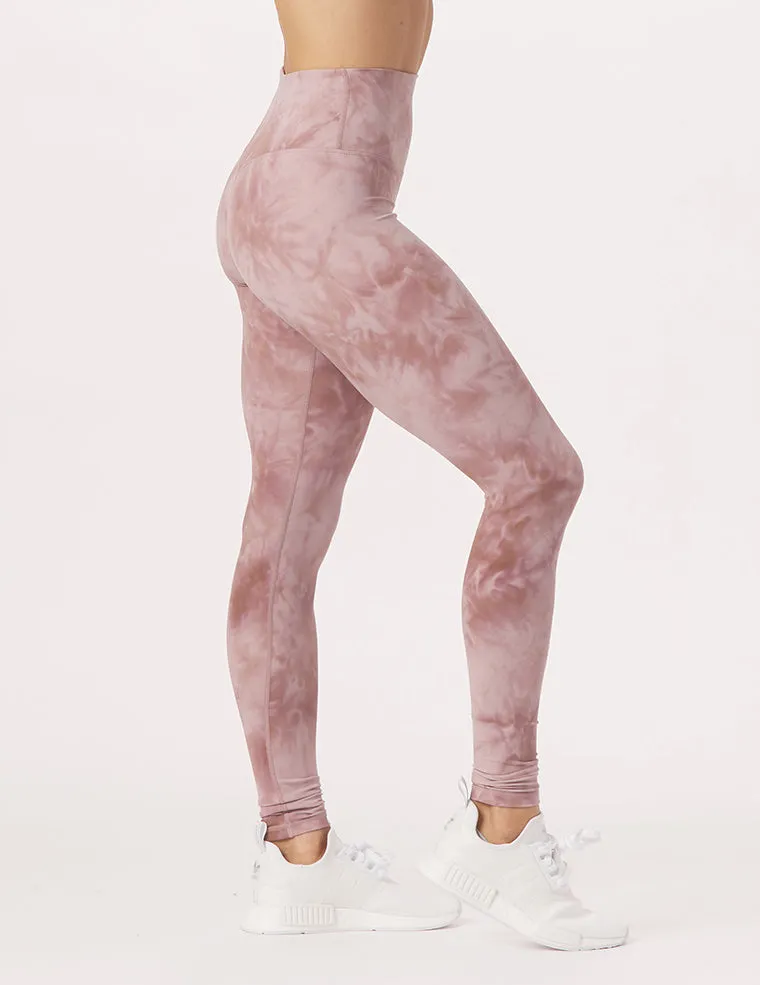 Sultry Legging Print: Lavender Bark Tie-Dye