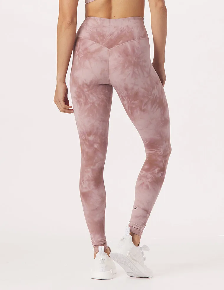 Sultry Legging Print: Lavender Bark Tie-Dye