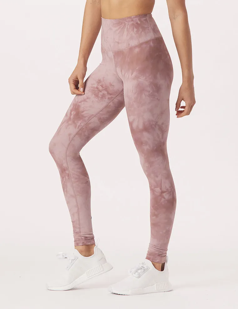 Sultry Legging Print: Lavender Bark Tie-Dye