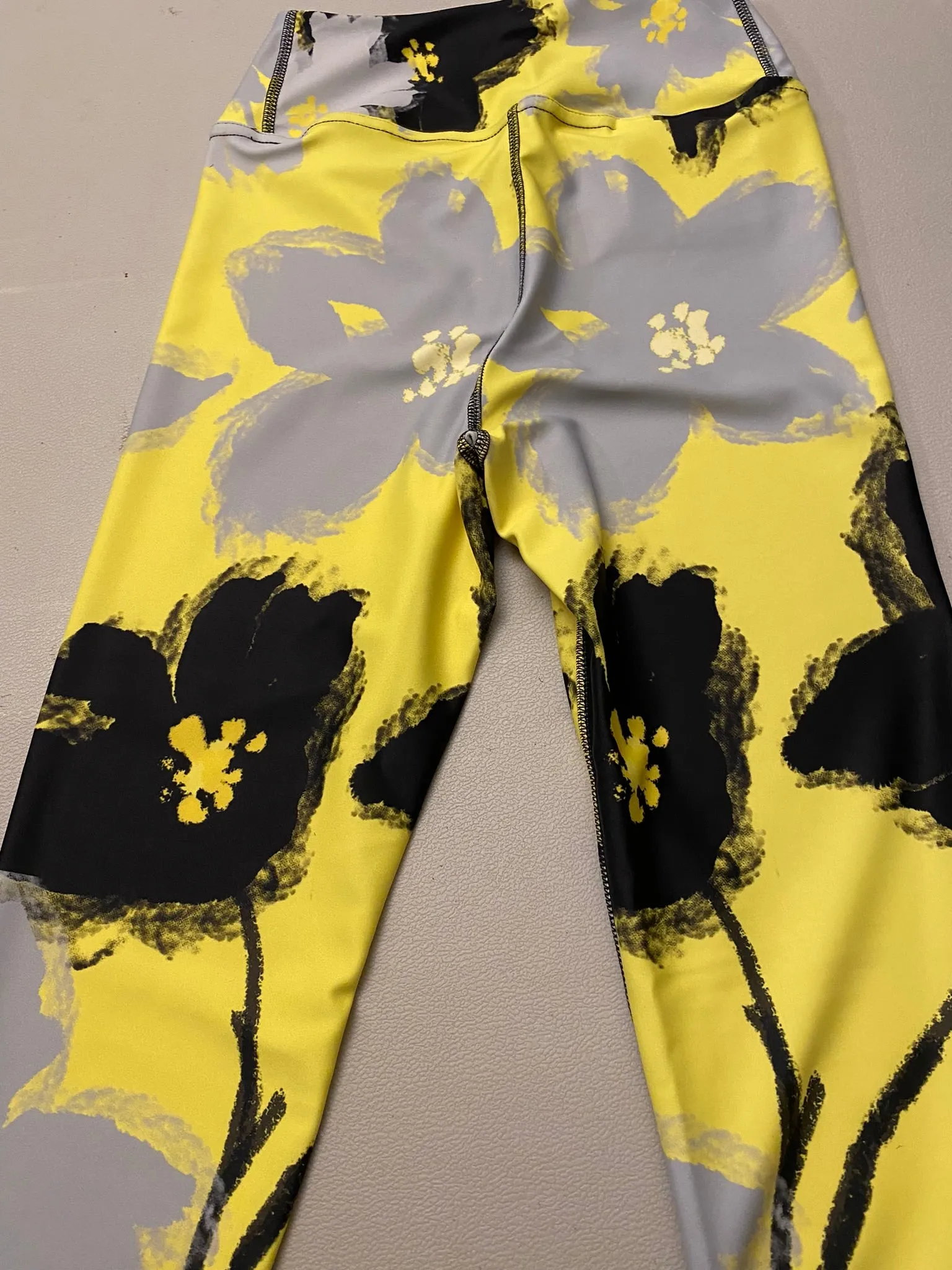 Sunshine Floral High Waist Pocket Leggings