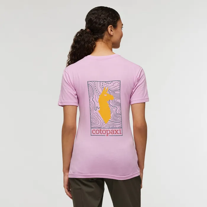 T-shirt Cotopaxi Llama Map Organic Femmes