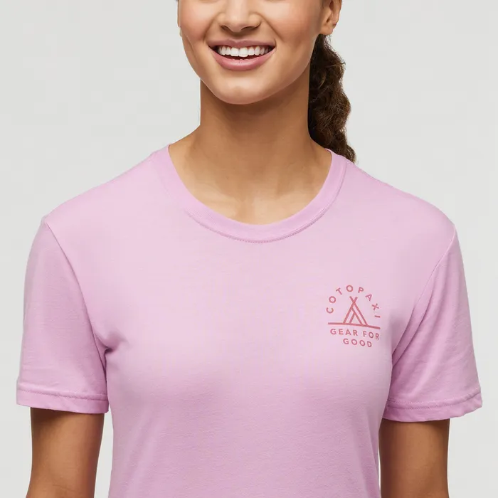 T-shirt Cotopaxi Llama Map Organic Femmes
