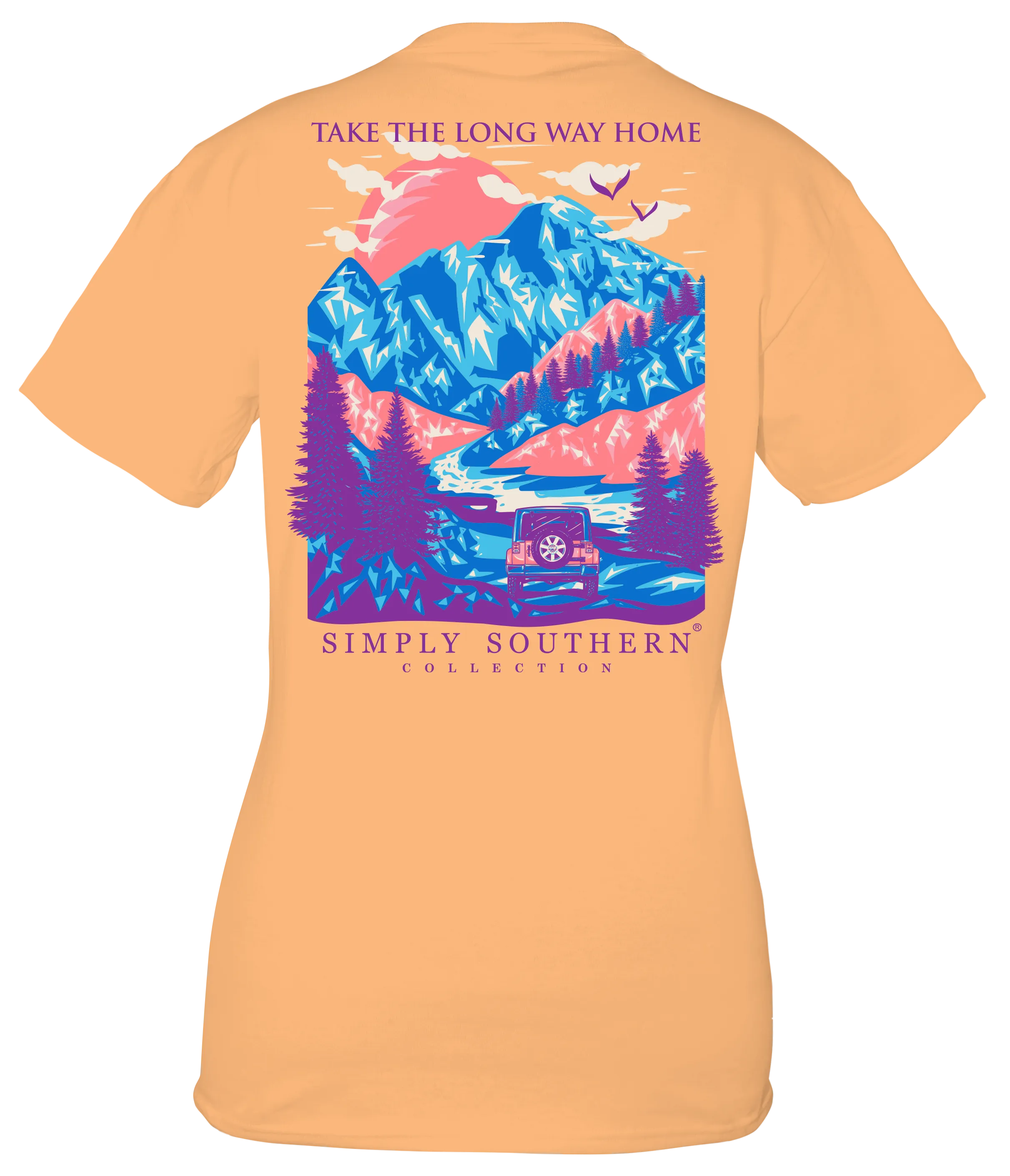 'Take The Long Way Home' Short Sleeve Tee by Simply Southern