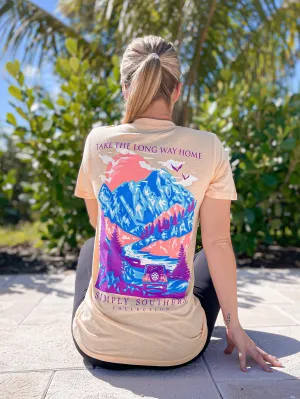 'Take The Long Way Home' Short Sleeve Tee by Simply Southern