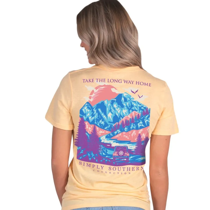 'Take The Long Way Home' Short Sleeve Tee by Simply Southern