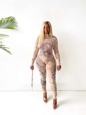 Tattoo Baby Bodysuit And Legging Set