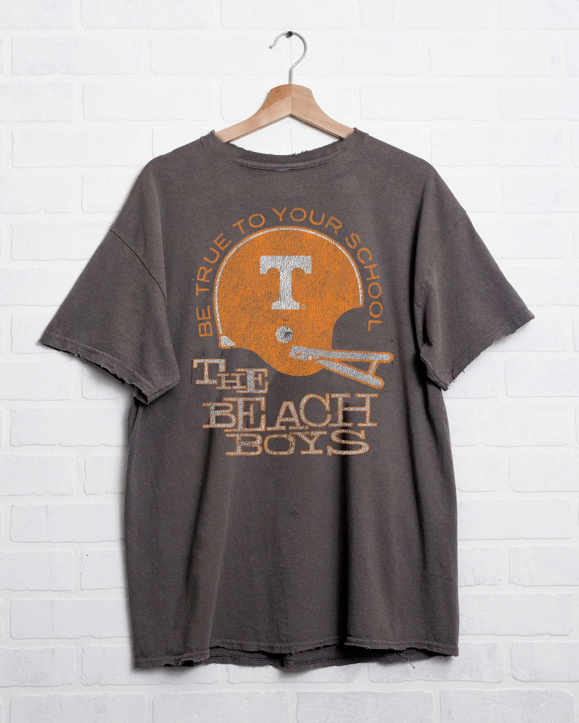 The Beach Boys Tennessee True To Your School Charcoal Thrifted Tee