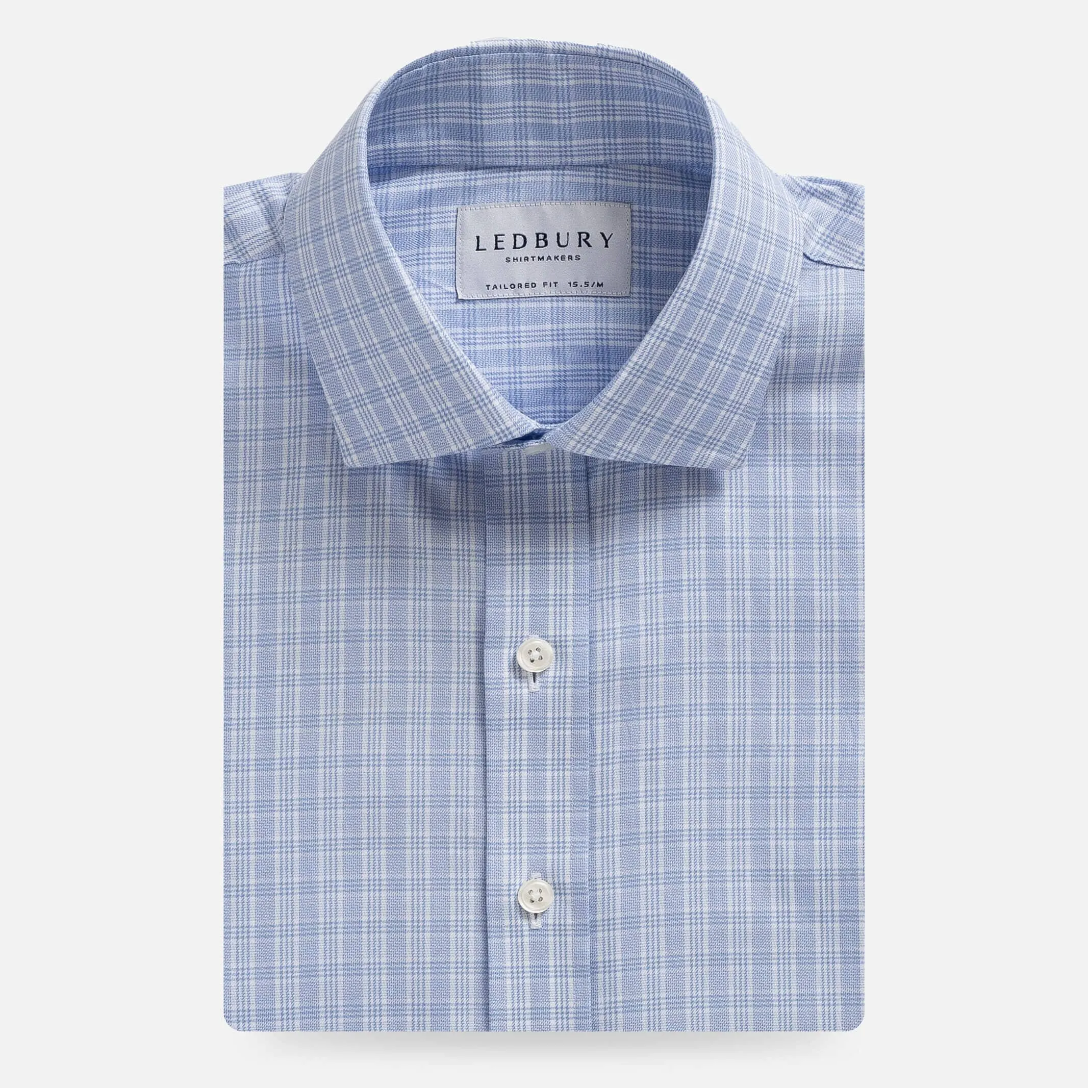 The Light Blue Wellsley Check Dress Shirt