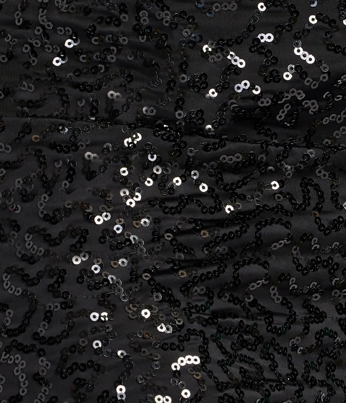 Tipsy Elves Women's Black Sequin High Waisted Leggings