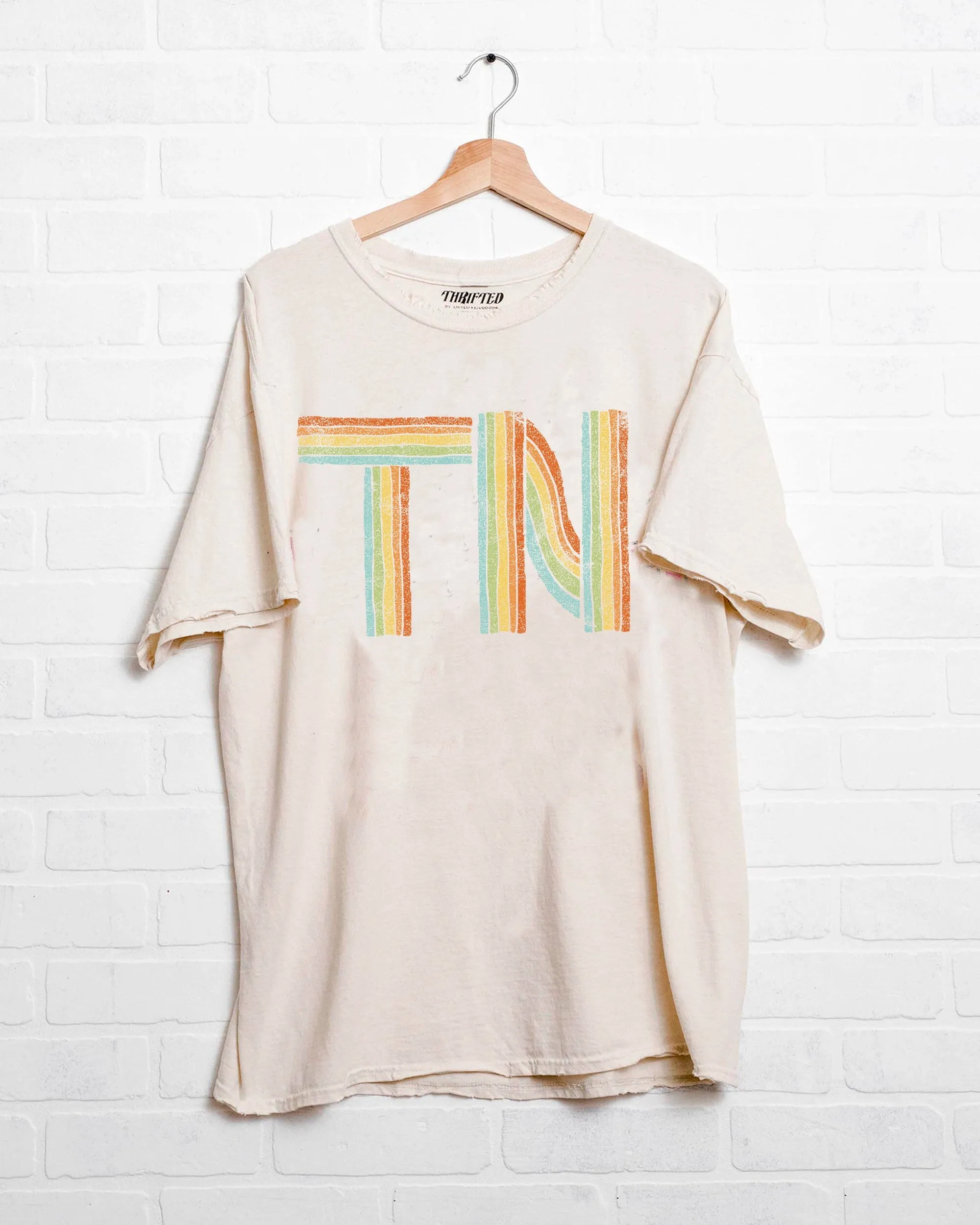 TN Tennessee Promise Off White Thrifted Tee (FINAL SALE)