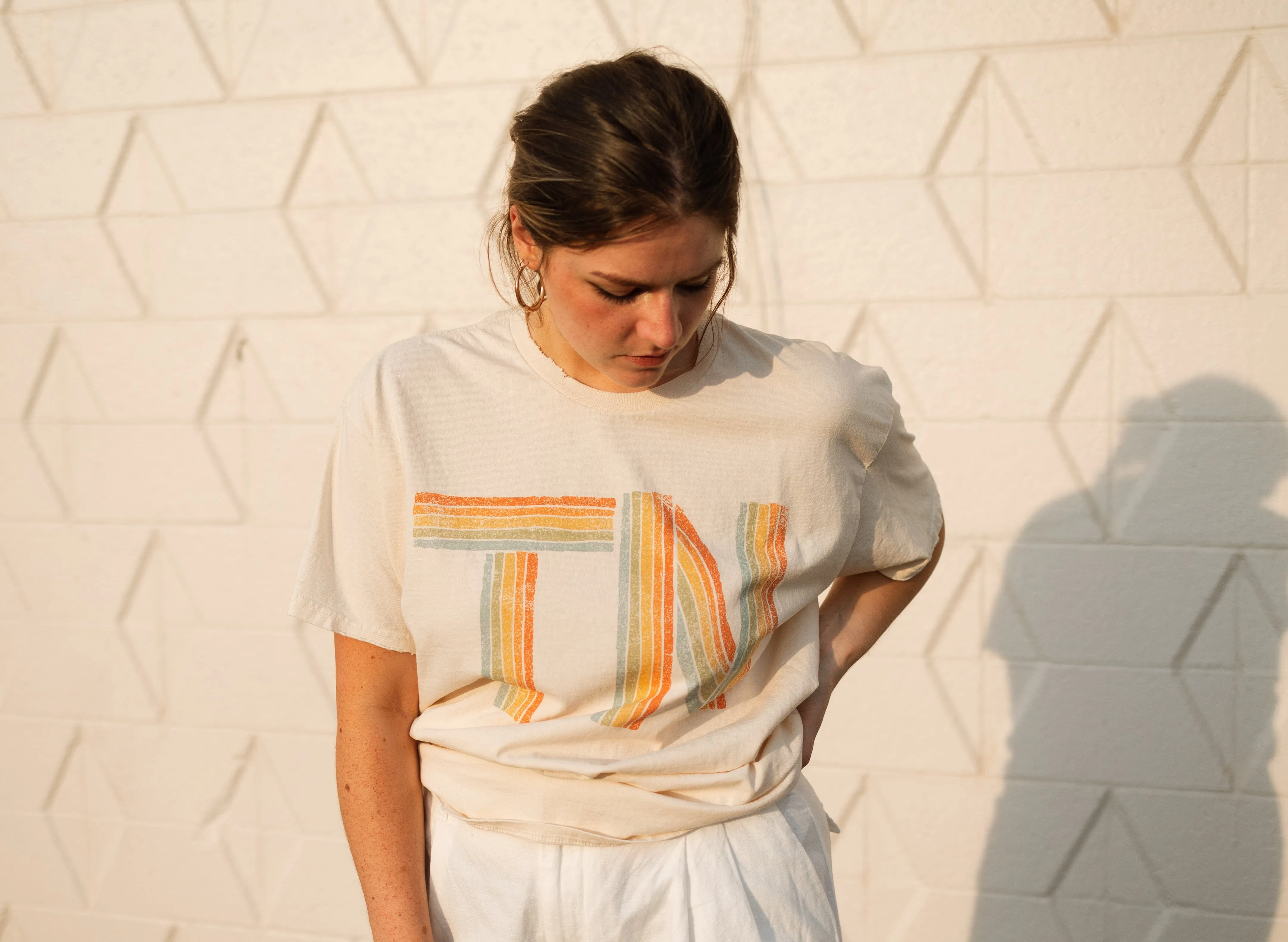 TN Tennessee Promise Off White Thrifted Tee (FINAL SALE)