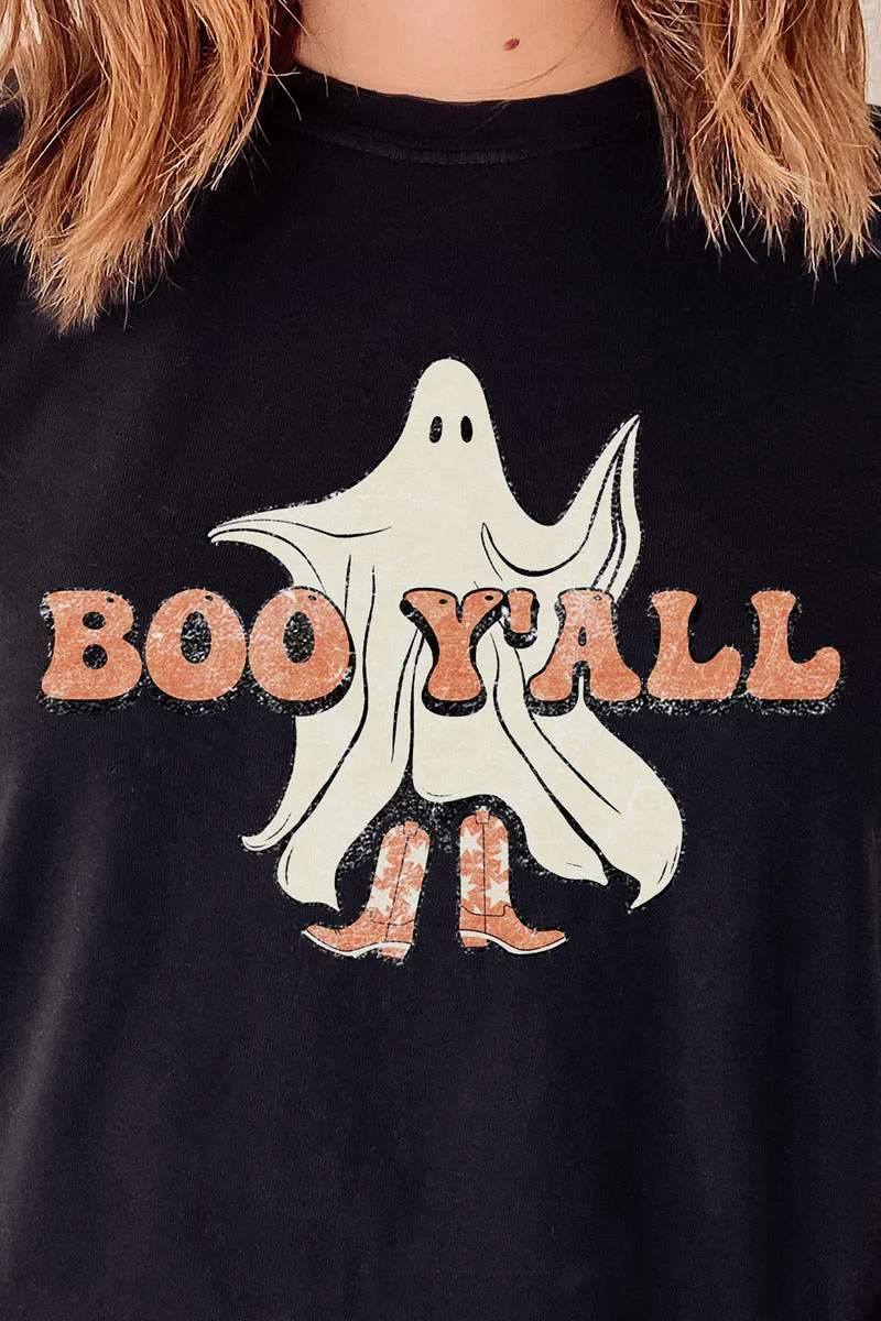 Two Steppin' Boo Y'all DryBlend Adult Long Sleeve Tee
