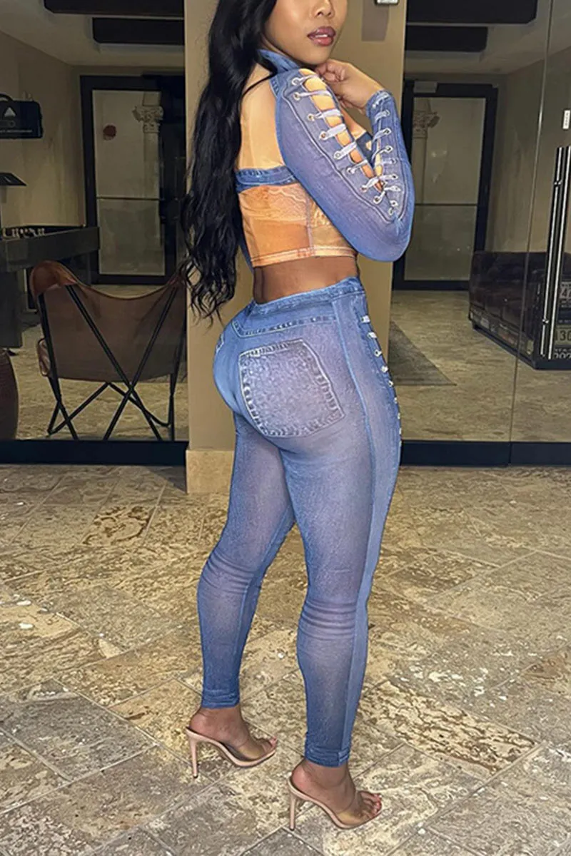 UL0491 Graphic Shirt and Leggings Set