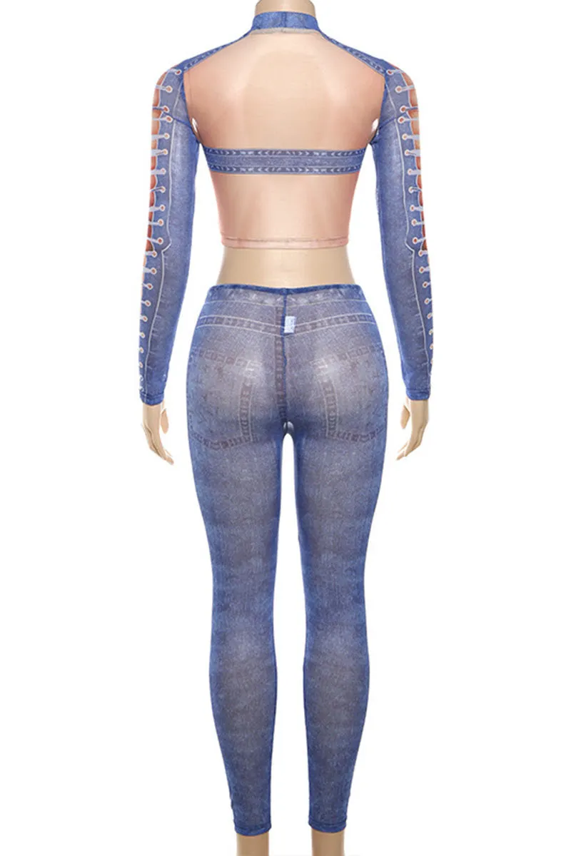 UL0491 Graphic Shirt and Leggings Set
