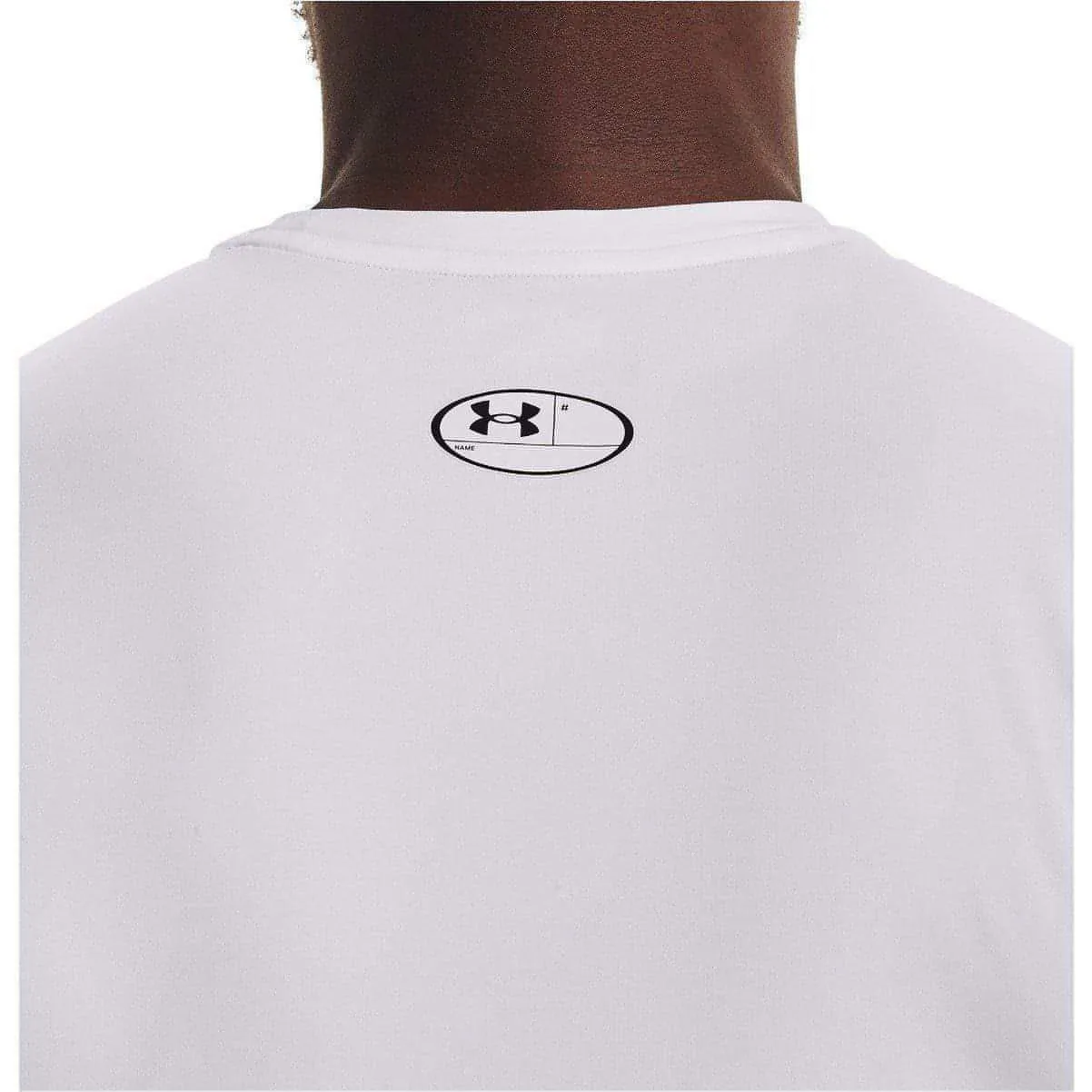 Under Armour HeatGear Armour Mens Sleeveless Compression Top - White