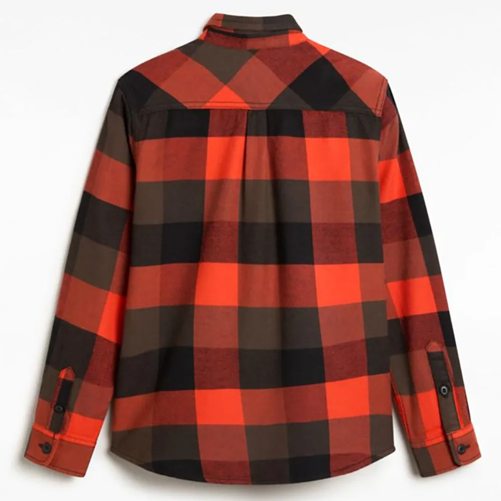 Vans Box Flannel Classic Shirt - Black/Fiesta